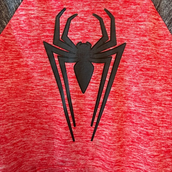 Marvel Spider-Man Pullover Gray & Red Hoodie, Mens size Large - Picture 7 of 16